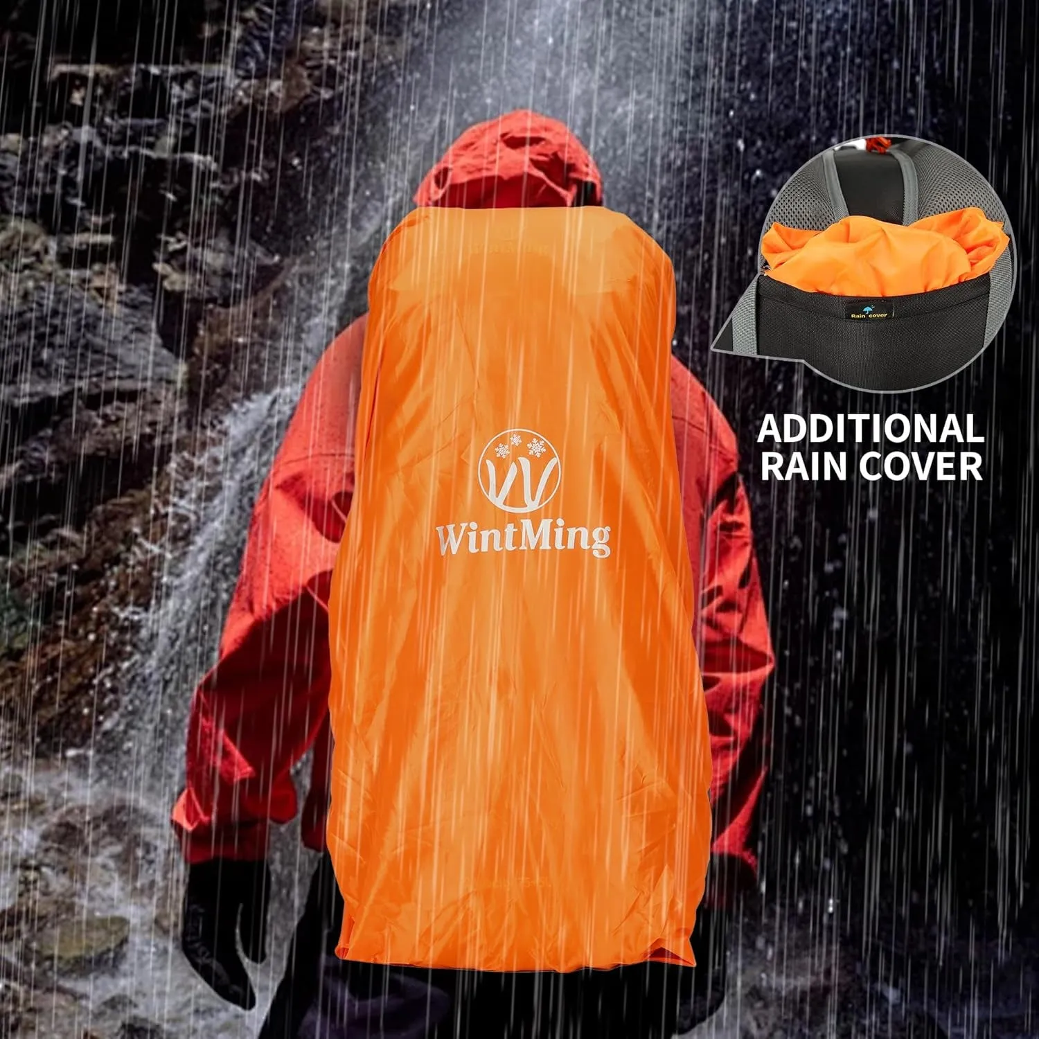 🎒 75L Waterproof Hiking Backpack with Rain Cover & Shoe Compartment – Built for Adventure & Survival! 🏕️🌧️