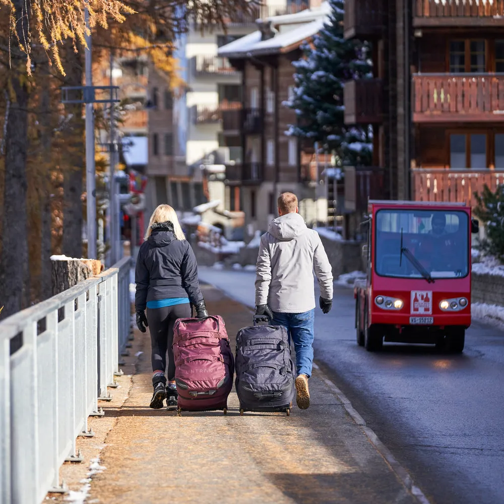 110L Split Roller Wheeled Bag (Burgundy)