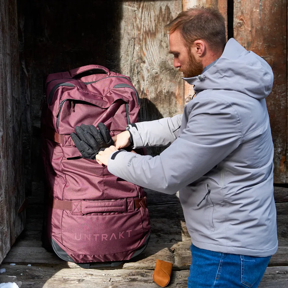 110L Split Roller Wheeled Bag (Burgundy)