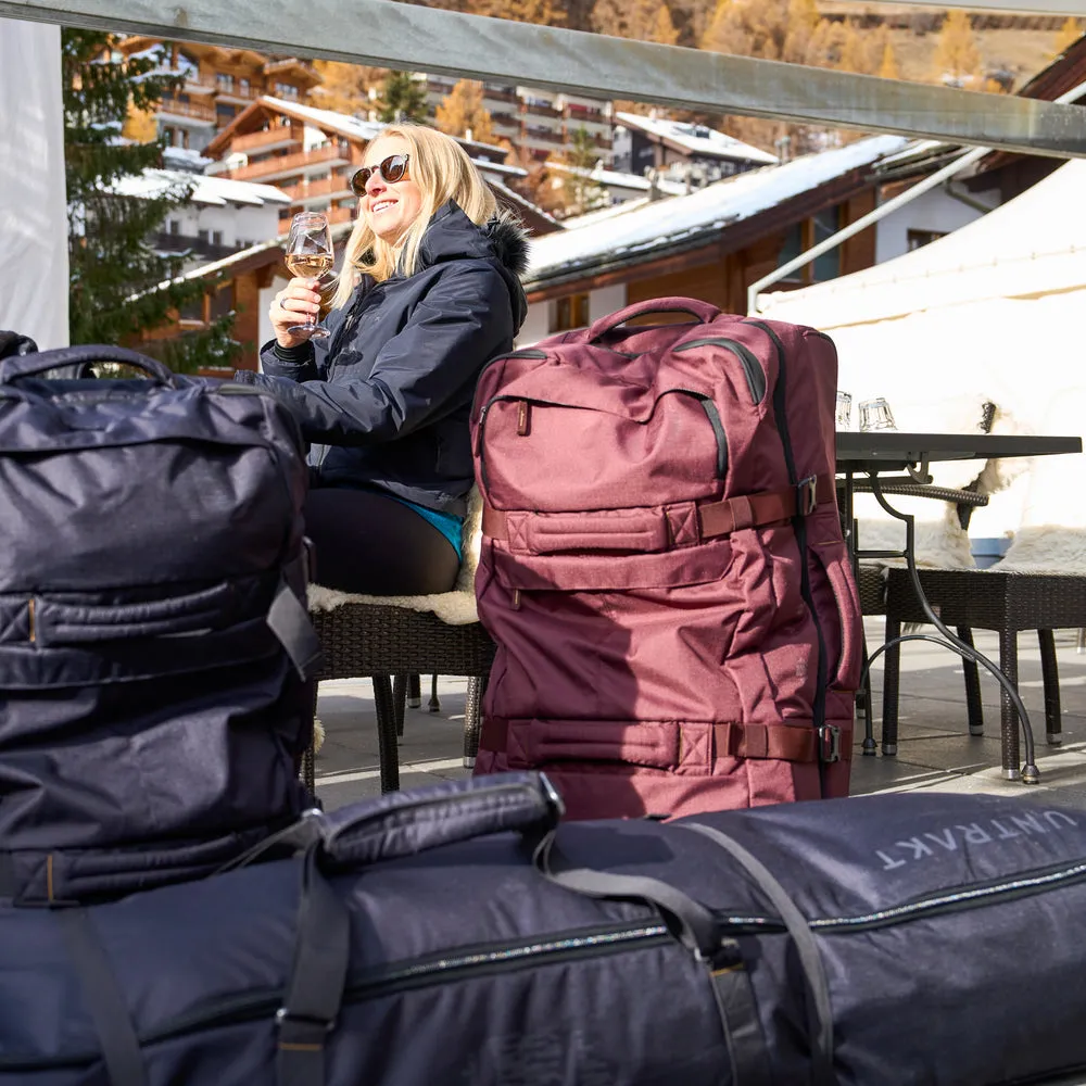 110L Split Roller Wheeled Bag (Burgundy)