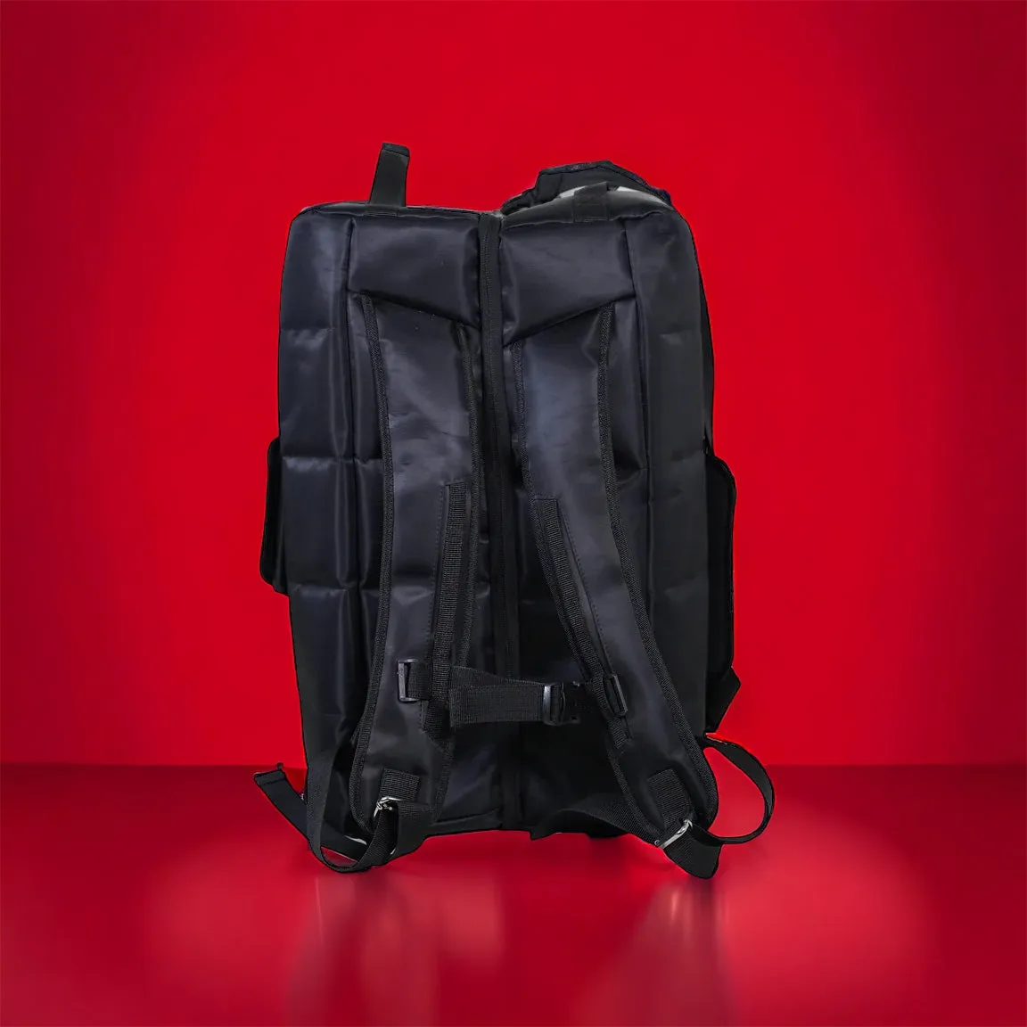2 in 1 Sandwich Style Duffle Rucksack Black //