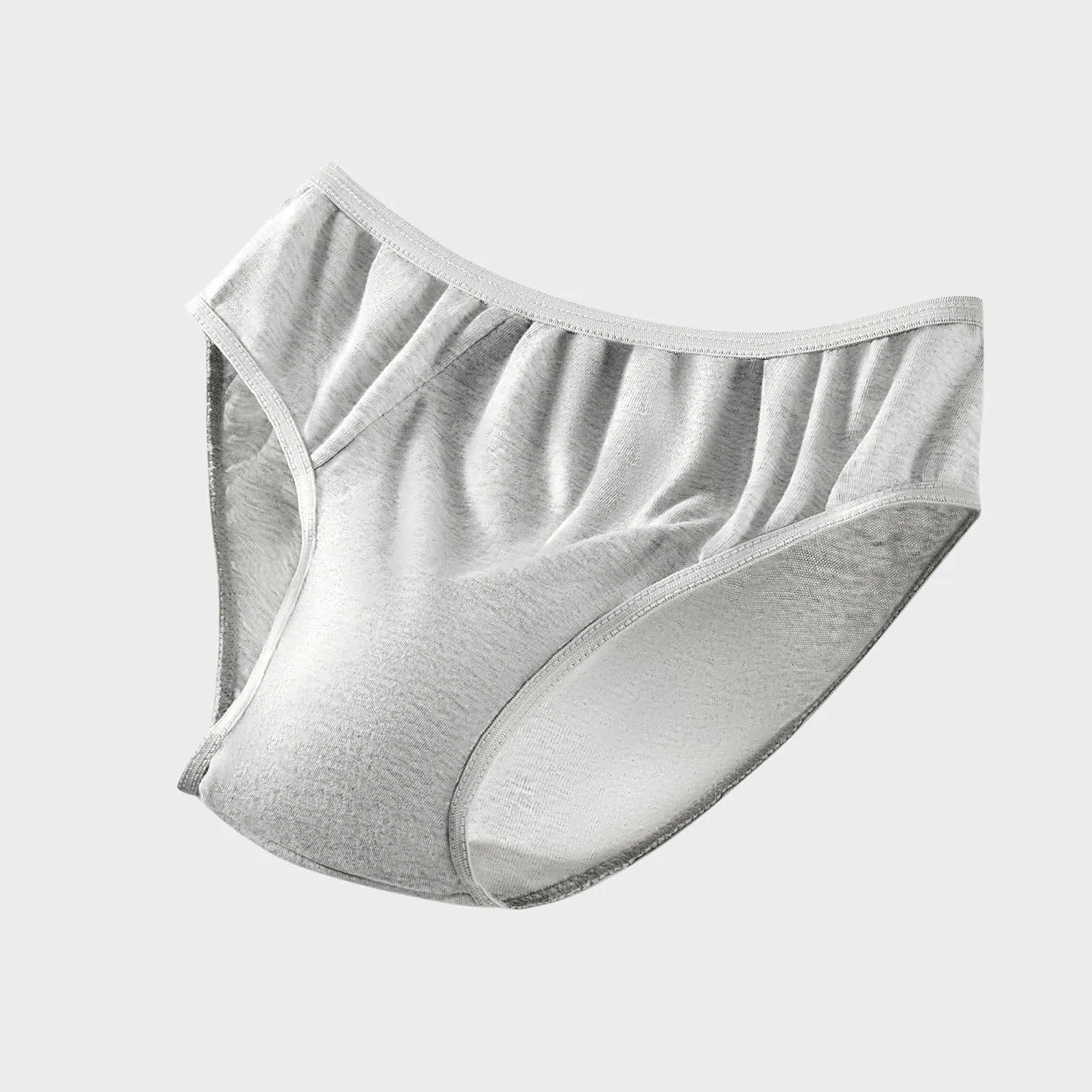 20 Packs Mens Cotton Disposable Underwear Panties Portable Briefs for Travel Fitness Hotel Spa Hospital Mid Waist
