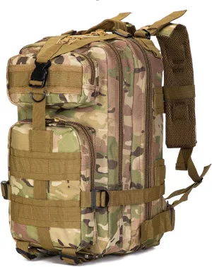 20L First Aid Backpack Trauma First Aid Kit, First Responder Trauma Bag Waterproof Multi-Pocket for Hiking Travel Field Trips Camping(Cp Camouflage)