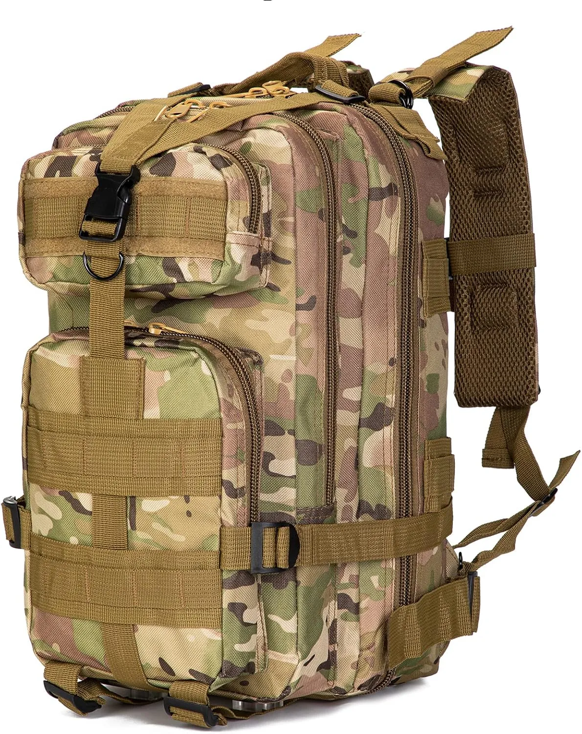 20L First Aid Backpack Trauma First Aid Kit, First Responder Trauma Bag Waterproof Multi-Pocket for Hiking Travel Field Trips Camping(Cp Camouflage)