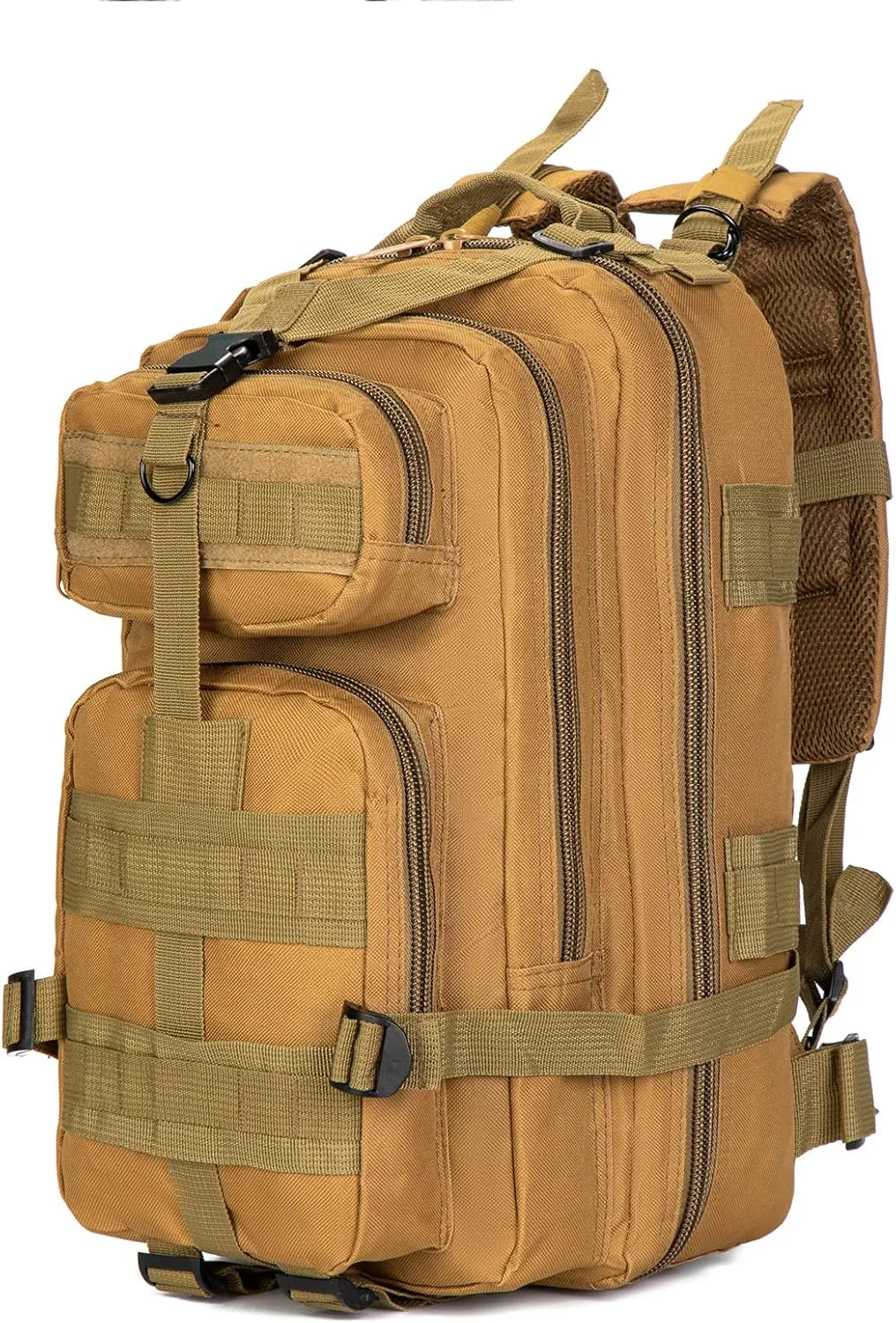 20L First Aid Backpack Trauma First Aid Kit, First Responder Trauma Bag Waterproof Multi-Pocket for Hiking Travel Field Trips Camping(Tan)