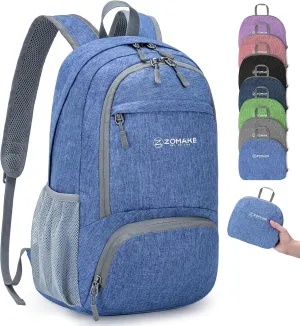 20L Lightweight Packable Hiking Backpack - Small Travel Hiking Daypack - Tear Resistant Foldable Day Pack for Camping