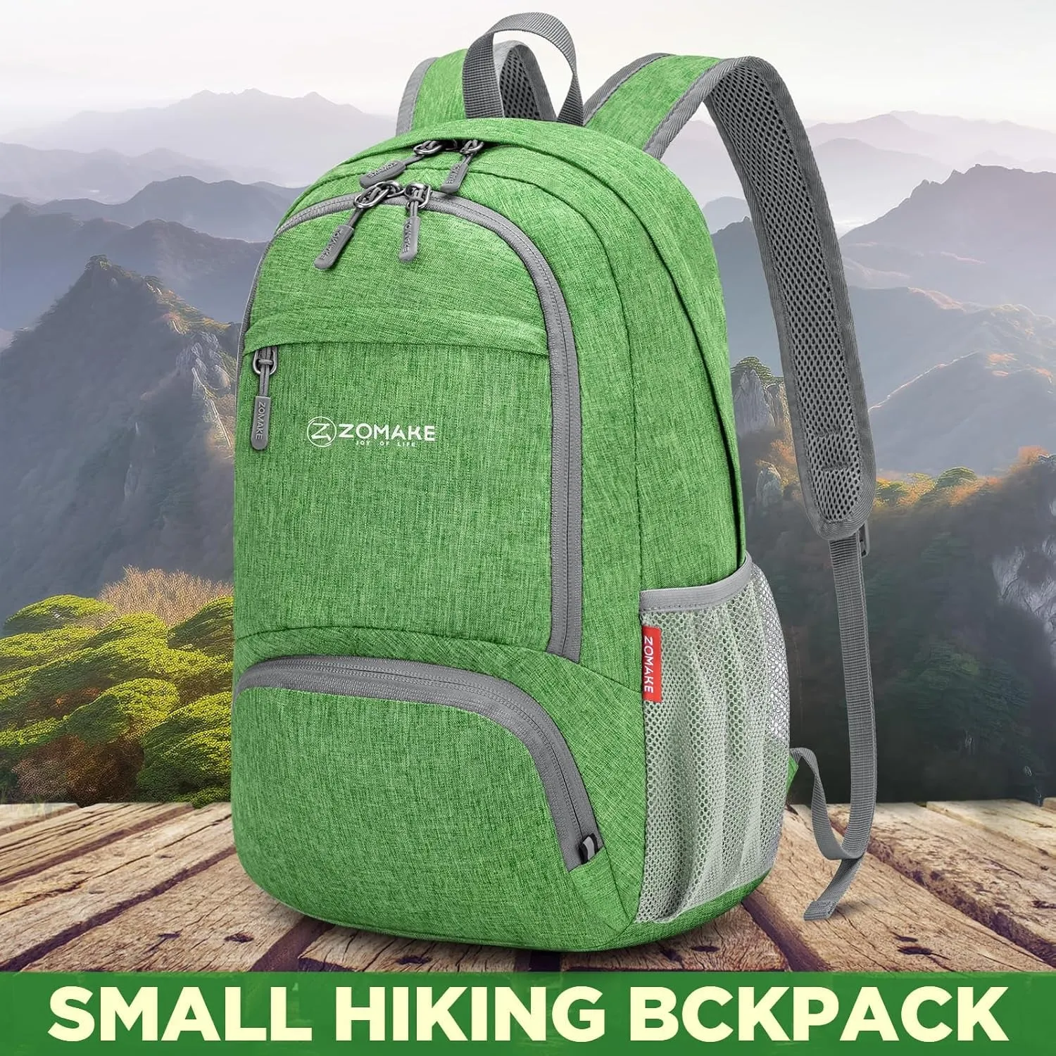 20L Lightweight Packable Hiking Backpack - Small Travel Hiking Daypack - Tear Resistant Foldable Day Pack for Camping