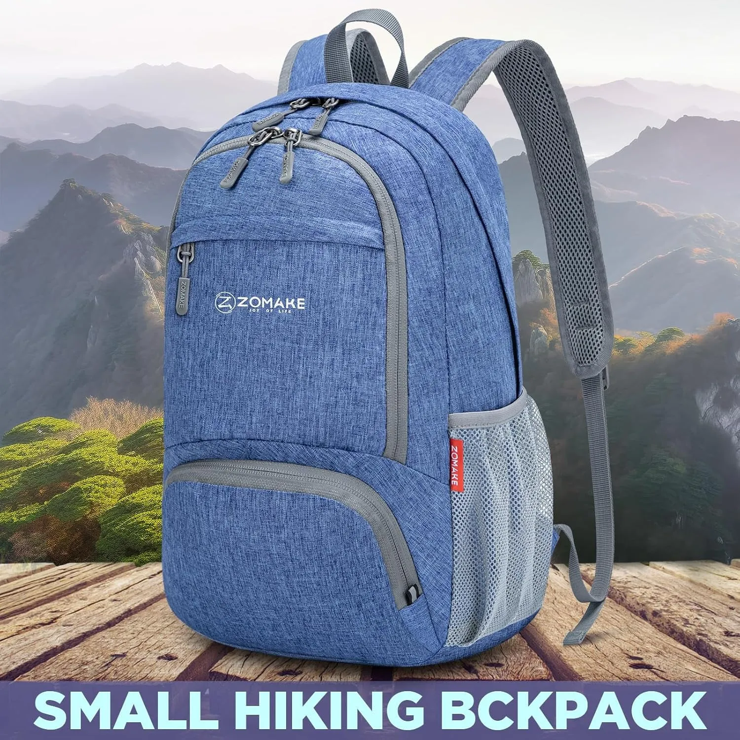 20L Lightweight Packable Hiking Backpack - Small Travel Hiking Daypack - Tear Resistant Foldable Day Pack for Camping
