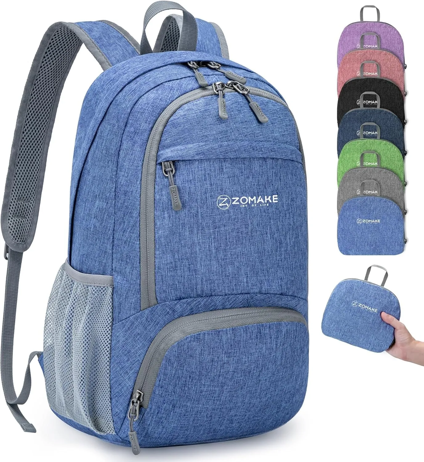 20L Lightweight Packable Hiking Backpack - Small Travel Hiking Daypack - Tear Resistant Foldable Day Pack for Camping