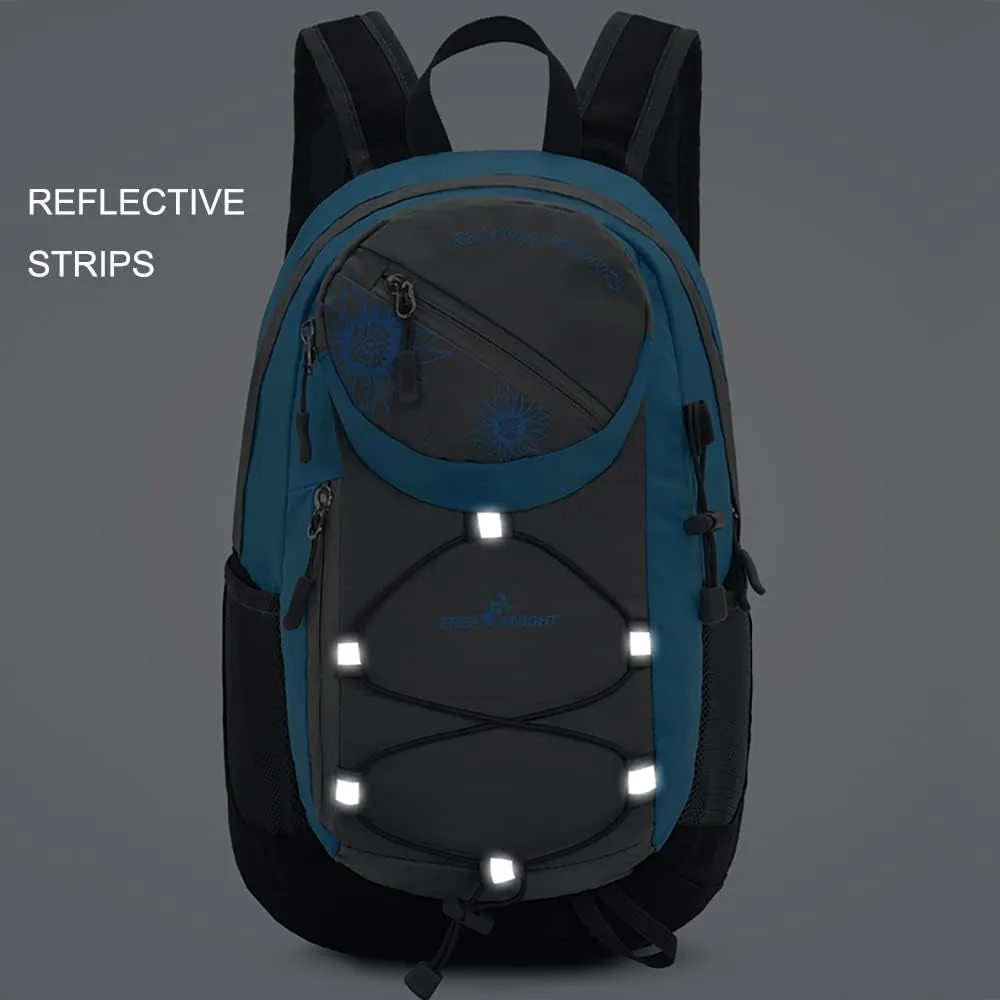 20L Waterproof Outdoor Sport Hiking Backpack,Small Size Lightweight Travel Daypack for Kids Boys Girls Cycling Camping (Gray)