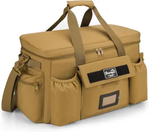 30L Large Soft Sided Cooler Bag, Insulated Collapsible Ice Chest for Camping, Beach, Leakproof