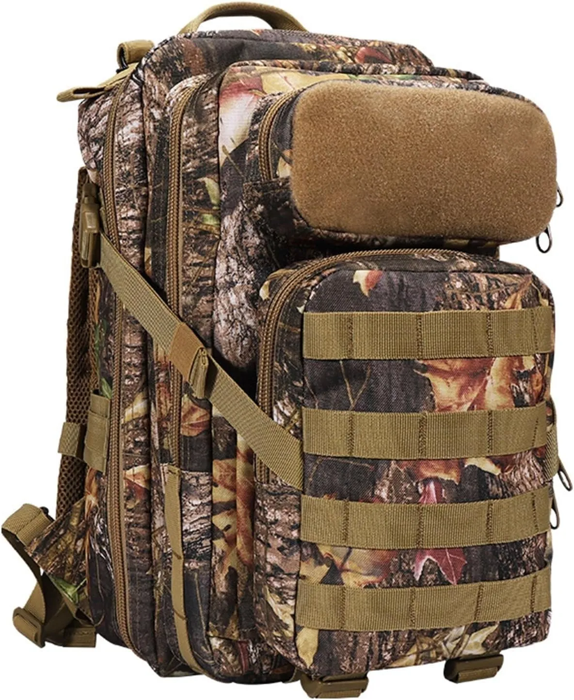 30L Military Tactical Backpack, Lightweight Camouflage Hiking Camping Rucksack, Army Assault Pack for Outdoor Travel