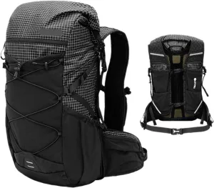 30L Ultralight Camping Hiking Backpack Daypack Travel Bag For Outdoor Trekking Climbing Cycling Mountaineering Rucksack(Black)