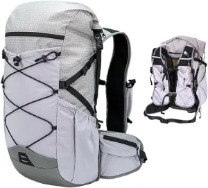 30L Ultralight Camping Hiking Backpack Daypack Travel Bag For Outdoor Trekking Climbing Cycling Mountaineering Rucksack(Grey)
