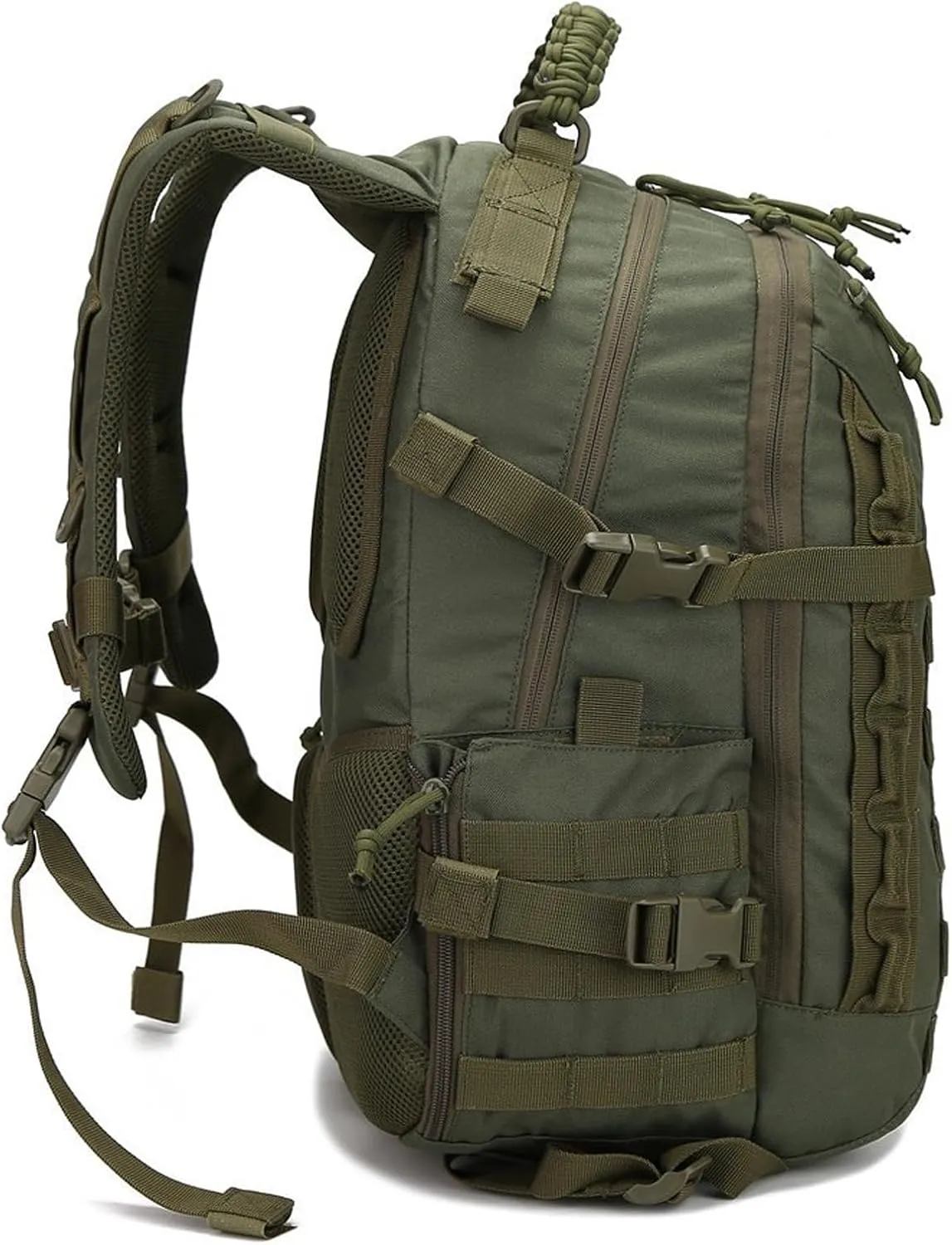 35L 1000D Nylon Camping Backpack Waterproof Trekking Fishing Hunting Bag Outdoor Tactical Molle Climbing Rucksack Bag (CP)