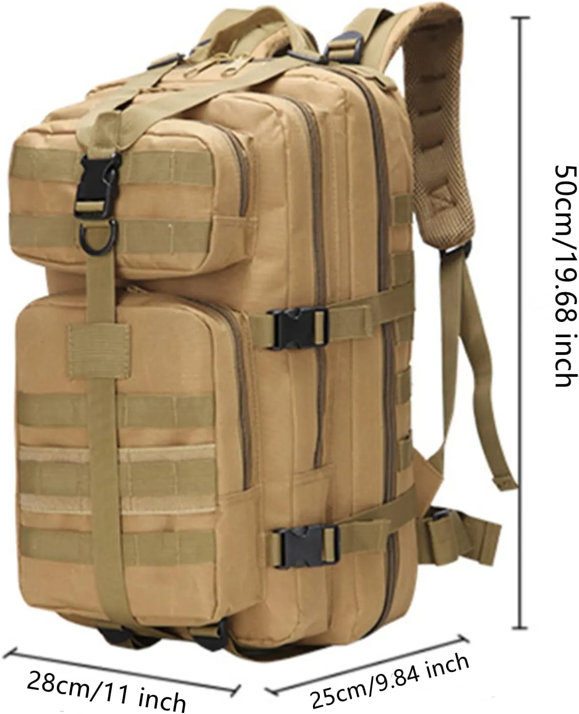 35L Men Tactical Backpack Army Military Bags Large Waterproof Outdoor Sport Hiking Camping Hunting 3P Rucksack Backpacks for Man