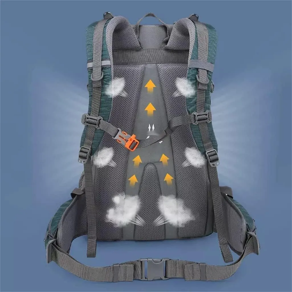 40L Sports Travel Backpack Outdoor Camping Rucksack Hiking Backpack Mountaineering Bag(D)