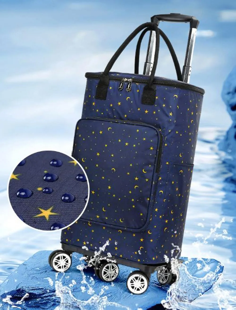 5-Wheeled Household Foldable and Detachable Shopping cart（YT5J）