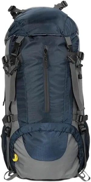 50L Waterproof Climbing Bag with Rain Cover Nylon Rucksack Outdoor Sport Backpacking Camping Travel Trekking Bag
