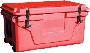 65 Quart Ultra-Light Wheeled Cooler, Insulated Cooler with Wheels and Handles, Portable Ice Chest Box for Beach, Drink, Camping, Picnic, Fishing, Boat, Barbecue, Keeps Ice Up to 5 Days