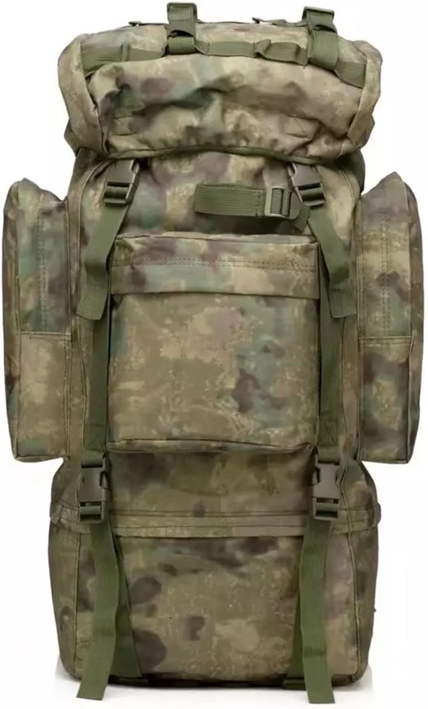 70L Large Capacity Camping Hiking Backpack, 600D Waterproof Outdoor Mountaineering Bag,Men and Women Travel Bags