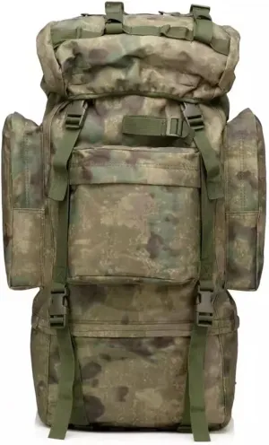 70L Large Capacity Camping Hiking Backpack, 600D Waterproof Outdoor Mountaineering Bag,Men and Women Travel Bags