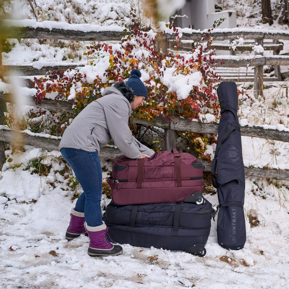 85L Split Roller Wheeled Bag (Burgundy)