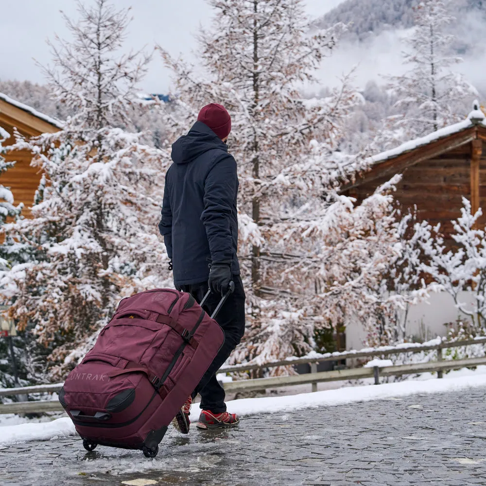 85L Split Roller Wheeled Bag (Burgundy)