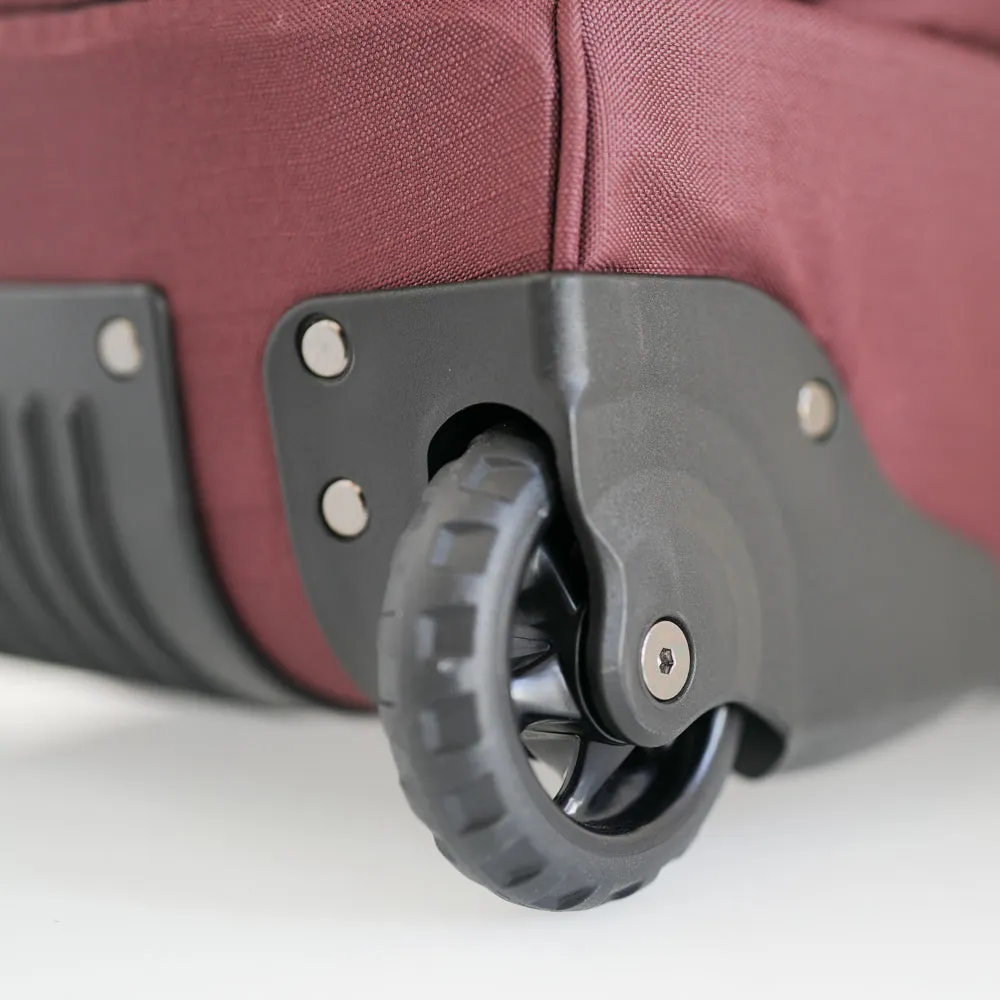 85L Split Roller Wheeled Bag (Burgundy)