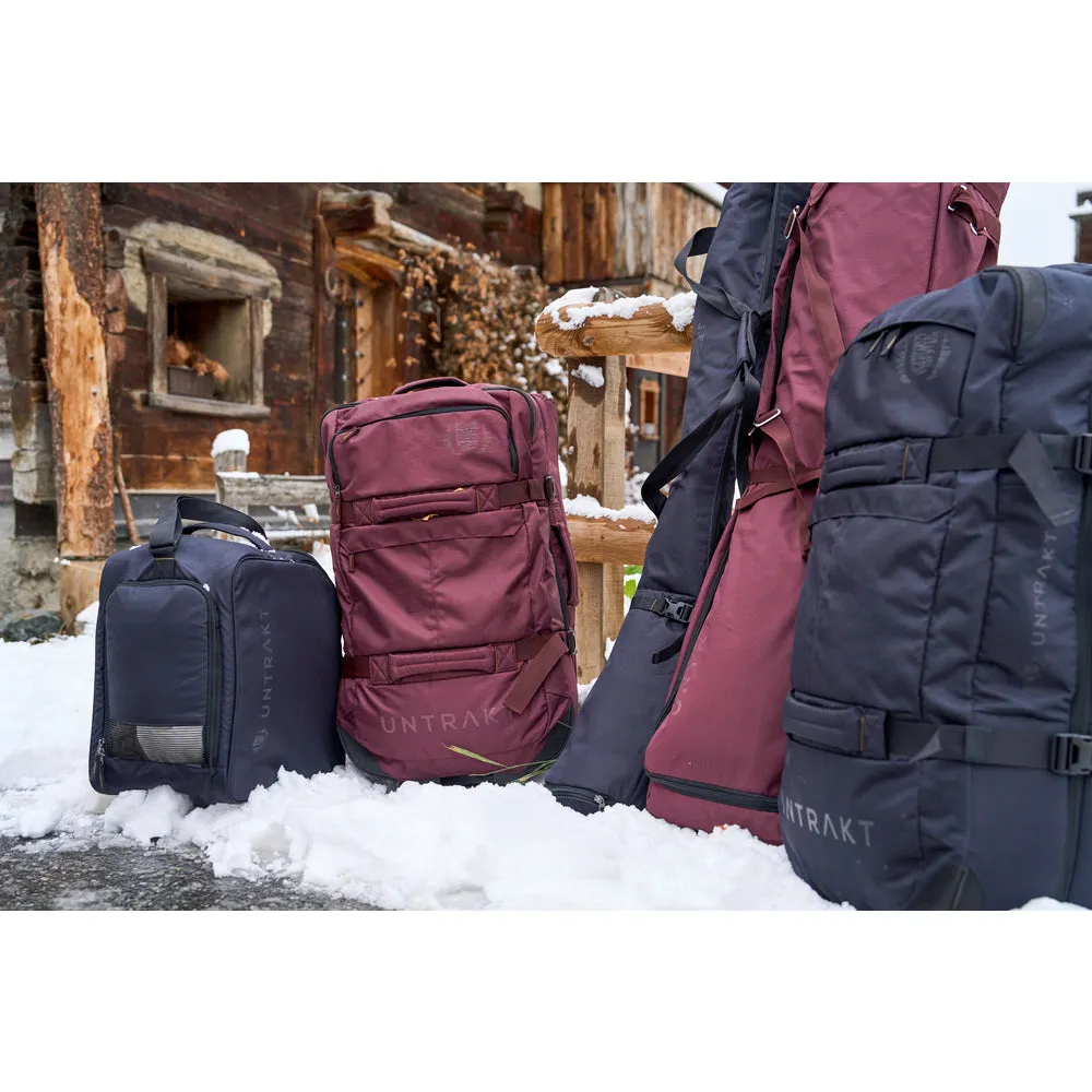 85L Split Roller Wheeled Bag (Burgundy)