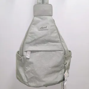 9894 Nylon Light Grey/Green Spirit Rucksack