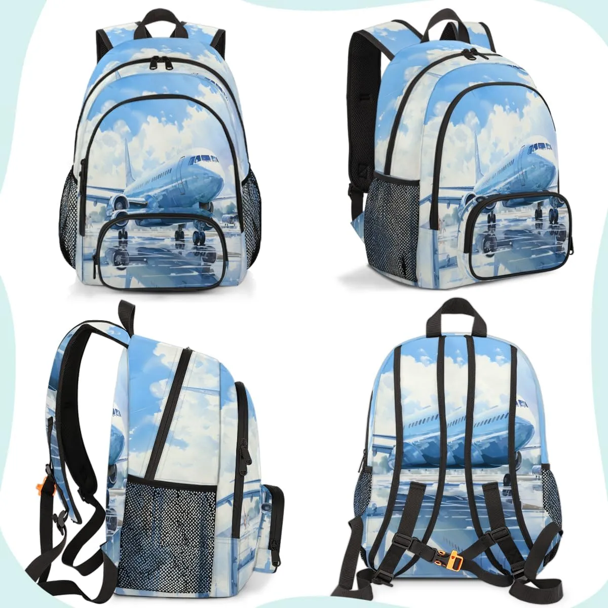 Airplane Carry on Travel Backpack for Women Men Water resistant Lightweight Rucksack Backpack for Weekender Casual Work Hiking Airplane