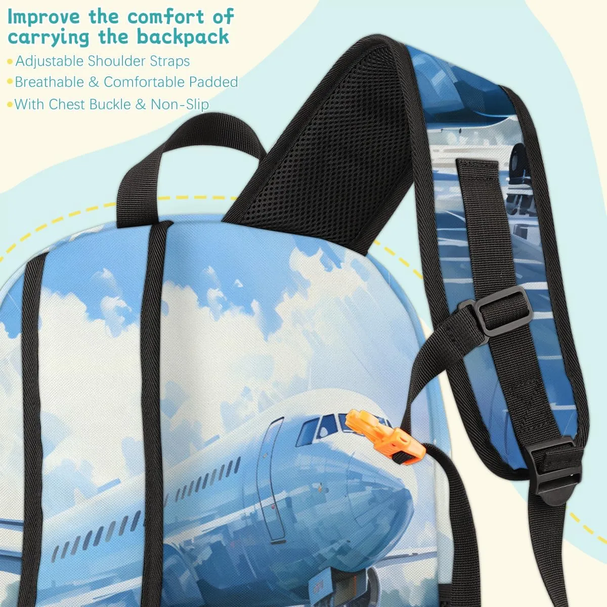 Airplane Carry on Travel Backpack for Women Men Water resistant Lightweight Rucksack Backpack for Weekender Casual Work Hiking Airplane