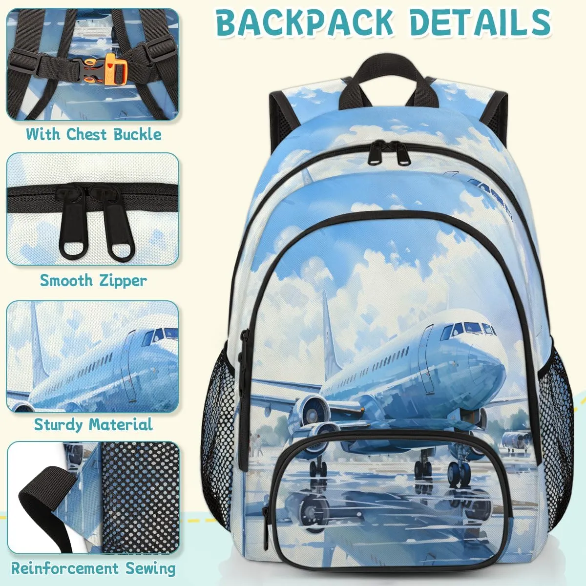 Airplane Carry on Travel Backpack for Women Men Water resistant Lightweight Rucksack Backpack for Weekender Casual Work Hiking Airplane