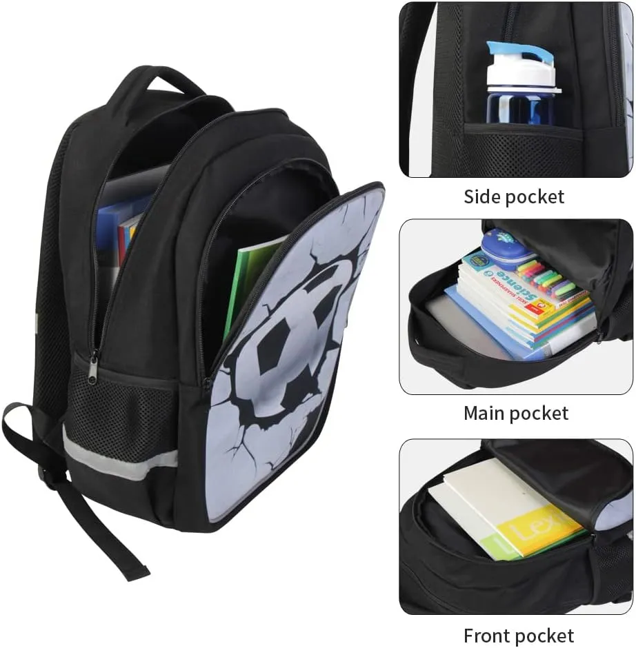 Animal Snake Print School Backpack for Children with Laptop Compartment