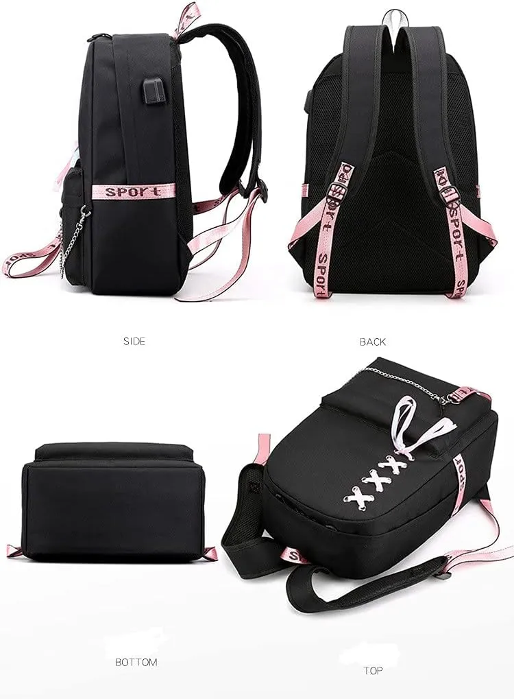 Anime Kawakami Tomie Backpack Cosplay Mochila Rucksack Kawaii Ribbon Backpack (3)