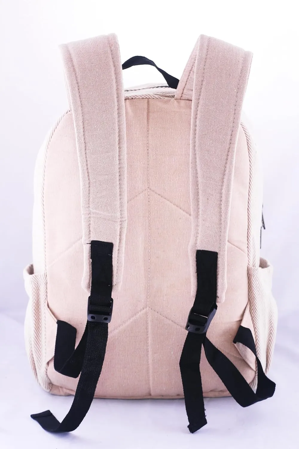 Anitya Hemp Backpack, Multi-Functional Pockets, Eco-Friendly, Unisex, Hiking Daypack, Durable Rucksack (AHLB010)