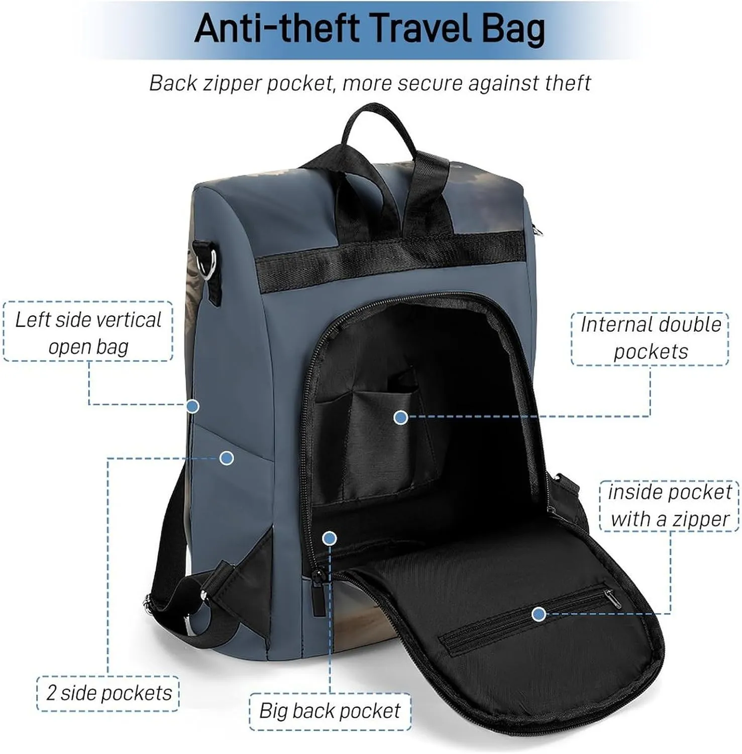 Anti-Theft Daypacks Custom African Elephant Backpack Purse for Women Fashion Bag Travel Pack Personalized Name Basic Casual Bags