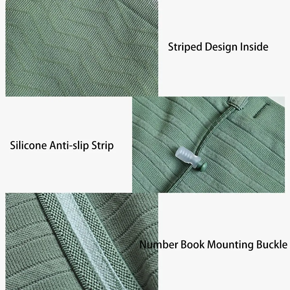 AONIJIE Running Belt with 250ml Soft Flask for Women and Men Lightweight & Non-slip Black Fanny Pack Fits All Size Phones Passport and More (Light Green, S)