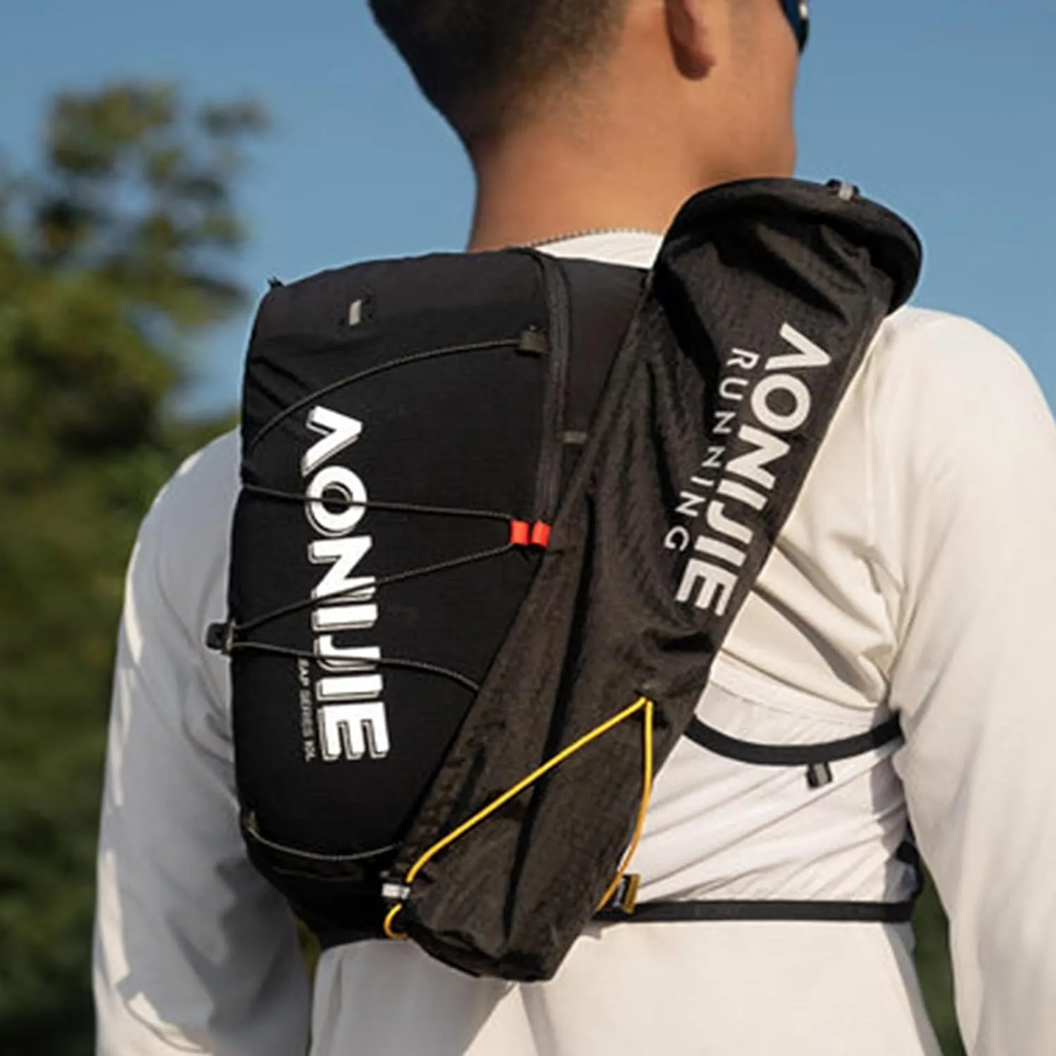 AONIJIE Trekking Pole Pouch Waterproof Hiking Poles Storage Bag for Backpacks & Running Vests Lightweight