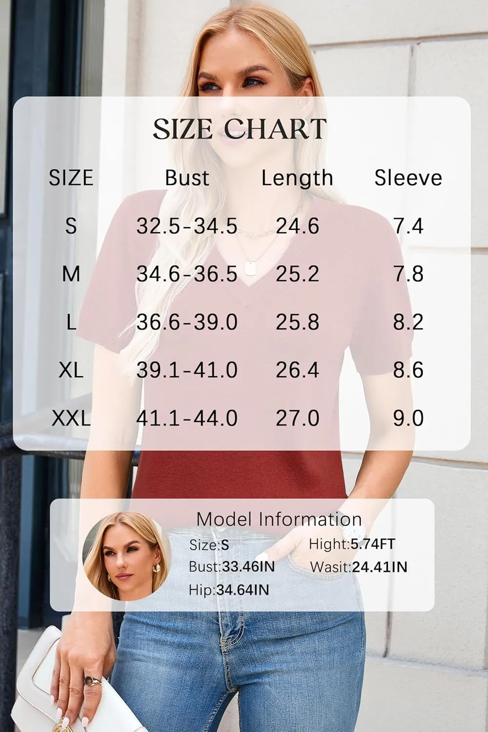 Arach&Cloz Women's Wool Blend Summer Tops Lightweight Business Casual Blouses