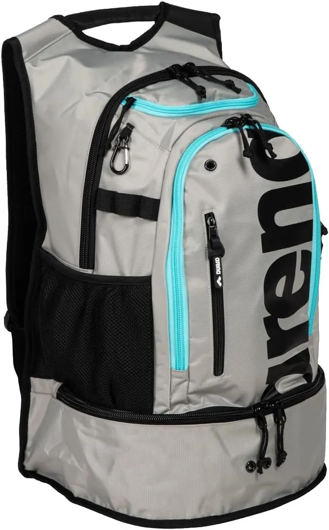 ARENA Unisex Adult Fastpack 3.0 Swim Bag Athlete Sports Backpack Gym Workout Rucksack Wet Gear/Shoes Compartment, 40 Liters
