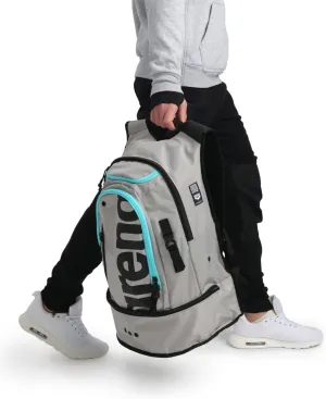 ARENA Unisex Adult Fastpack 3.0 Swim Bag Athlete Sports Backpack Gym Workout Rucksack Wet Gear/Shoes Compartment, 40 Liters