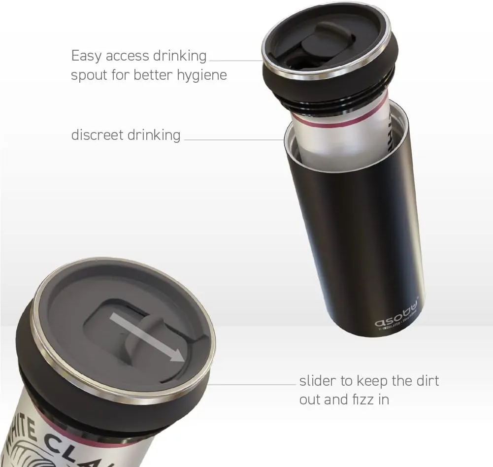 asobu Multi Can Cooler Insulated Sleeve fits for Slim and Standard 12 Oz and 16 Oz Hard Seltzer, Soda, Beer or Energy Drinks and all standard size Beer Bottles (Glitter Black)
