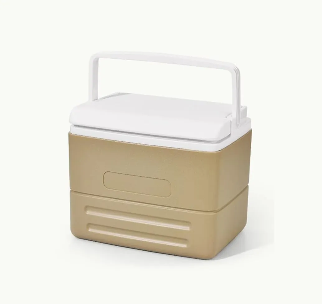 Automotive Camping Coolers for Ligier JS50/JS60/Myli/Pulse 4/Be Sun, Leak-Resistant Outdoor Hard Cooler Portable Insulated Cooler for Travel, Camping, Picnic,S