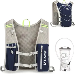 Azarxis Running Water Bottles Flask BPA Free Leakproof Hydration Vest Packs Waist Belt Replacement for Triathlon Marathon Hiking Cycling Climbing Jogging Runner