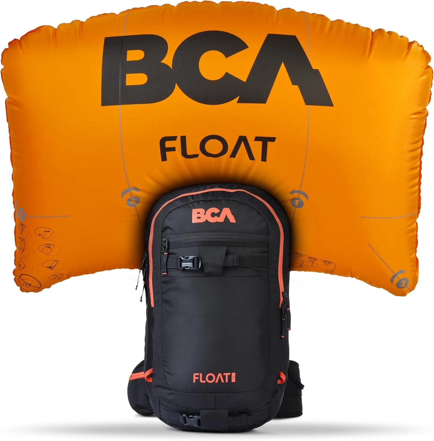Backcountry Access Float 22 Avalanche Airbag - Black/Orange