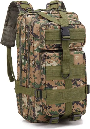 Backpack Camo Waterproof Lightweight Hunting Backpack for Men Women Hiking Caumping Daypacks, Digital