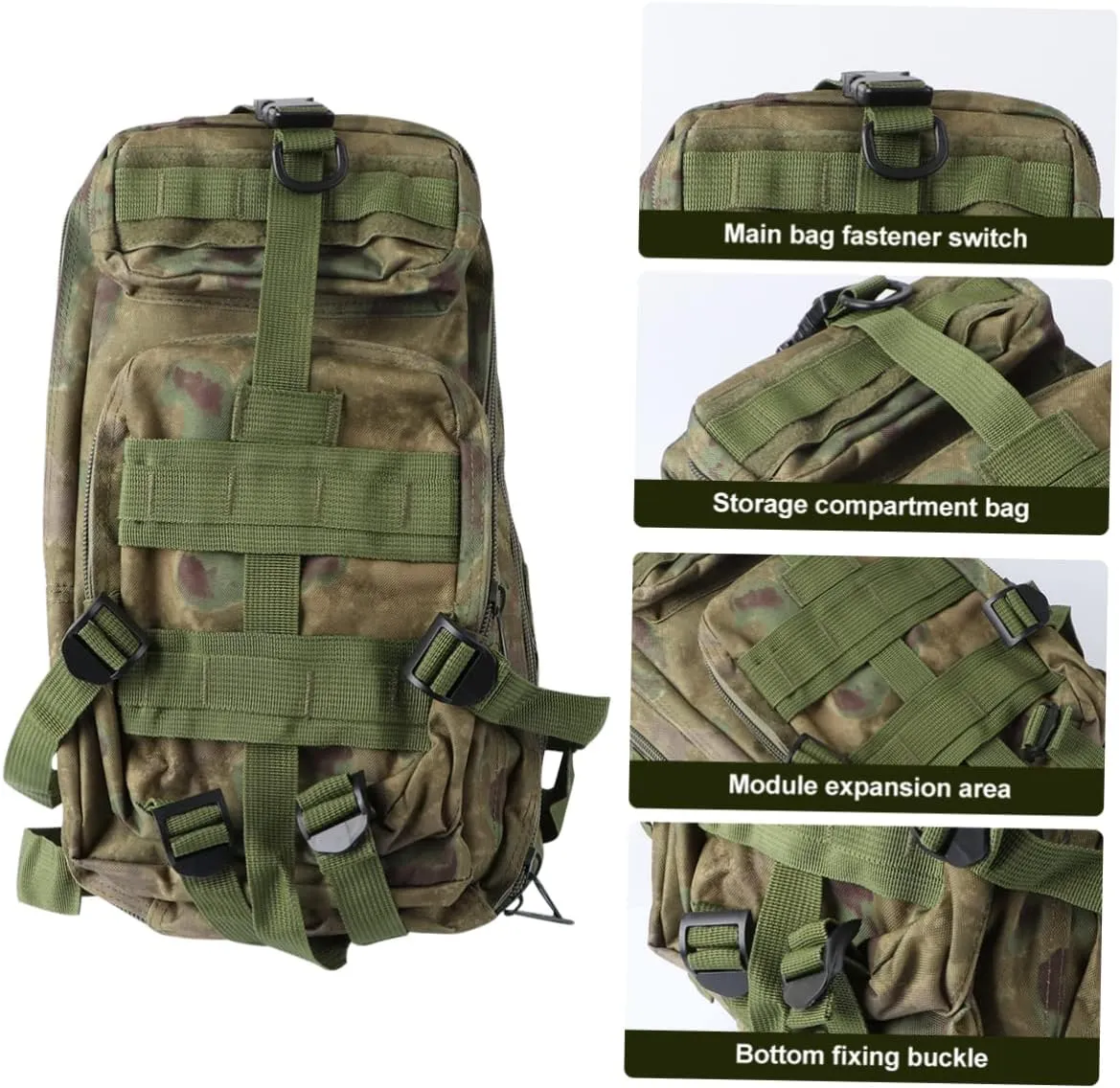 Backpack Camouflage Sports Backpack for Men - Outdoor, Army, Travel Mens Backpack for Travel