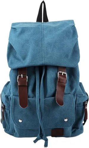 Backpack for Men Unisex Canvas Backpack for Men and Women Durable Trekking Rucksack with Fashionable Design